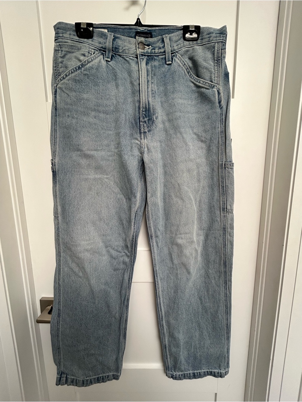 💠 Levi's Premium Light Wash Denim Carpenter Jeans